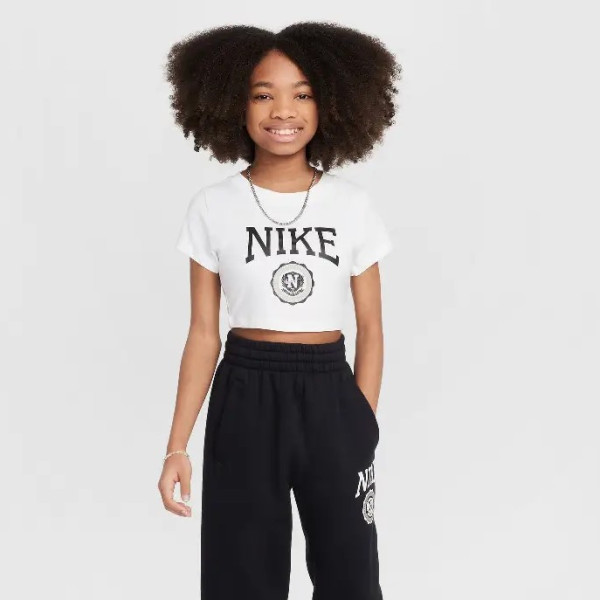 G Nsw Tee Graphic Star Crop Tshirt Ragazza 6-16a