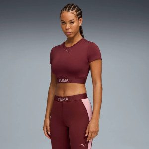 W Puma Strong  Tee Short Tshirt Donna W Puma Strong  Tee Short Tshirt Donna