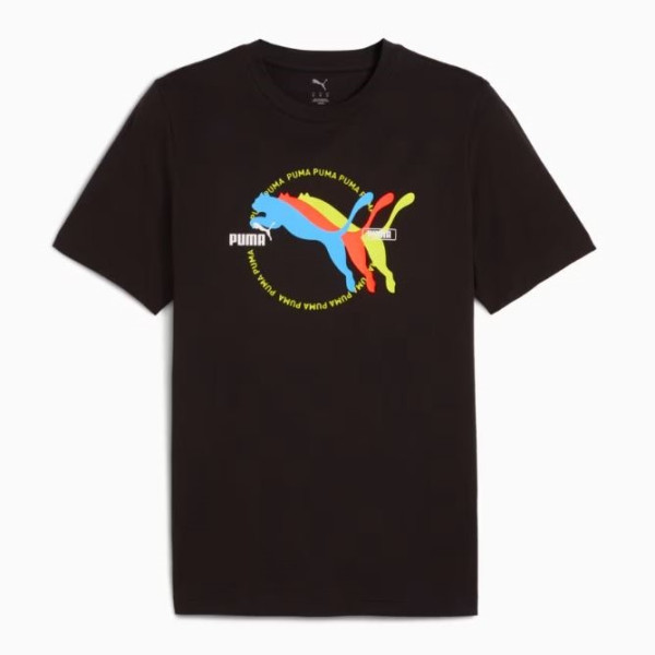 Graphics Multiple Cat Logo Tee Tshirt Uomo