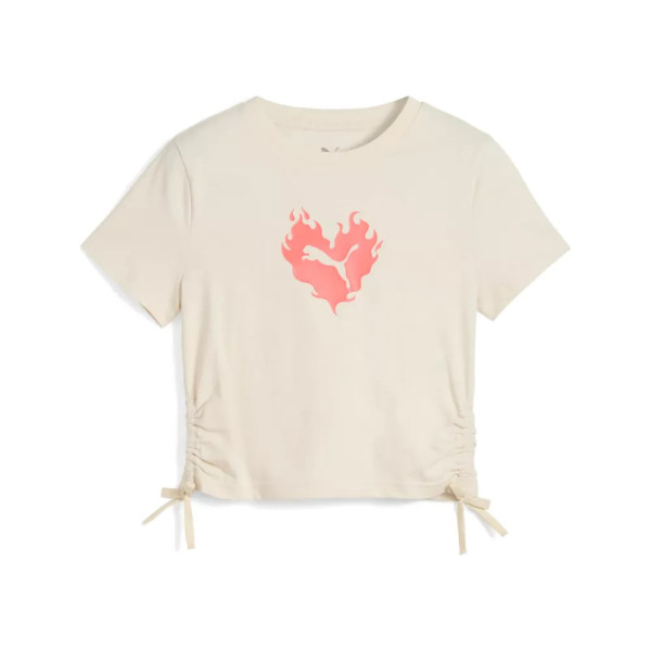 Flaming Love Knotted Tee Tshirt Ragazze 7-16a