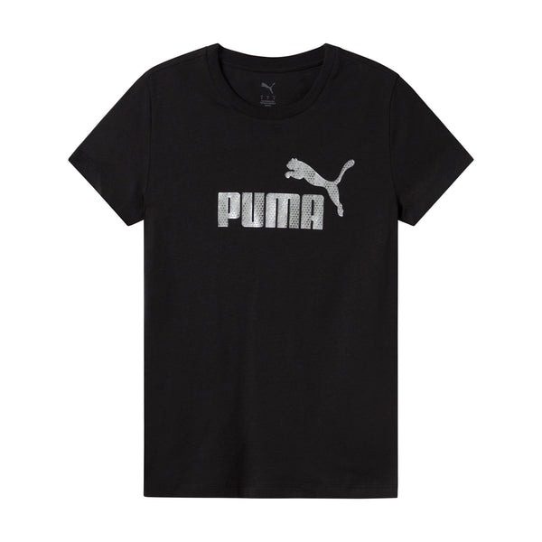 Ess Textured Foil Big Logo Tee Tshirt Donna