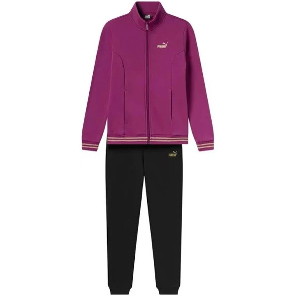 Ess Textured Foil Logo Fz Suit Tuta Ragazze 7-16a