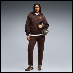 Metallic Hooded Standard Sweat Suit Fl Op