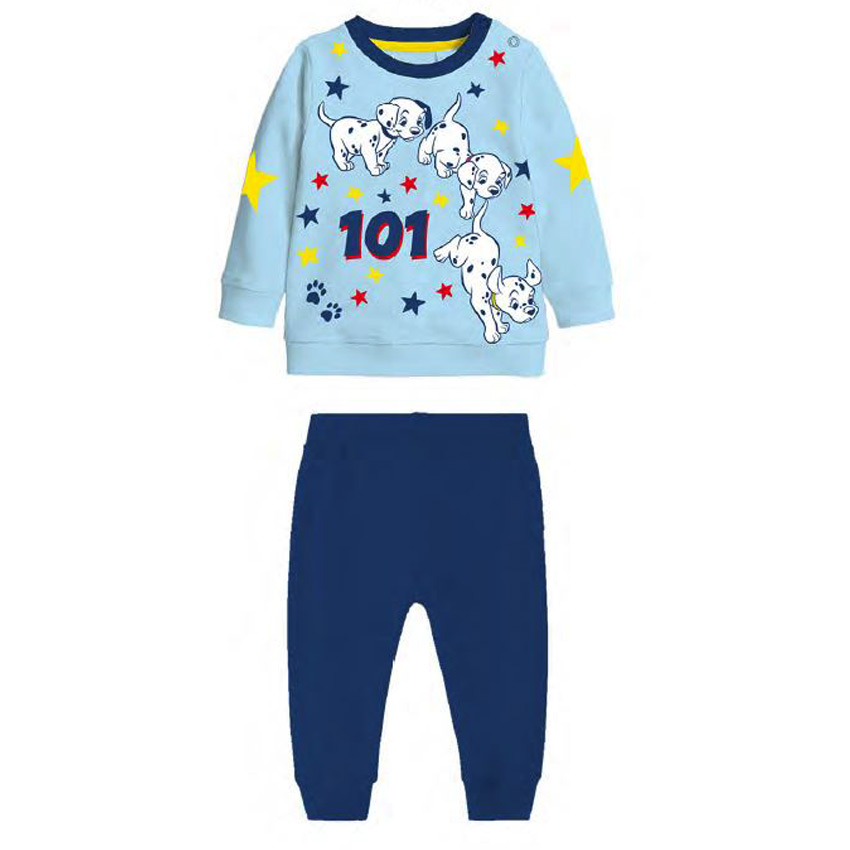 Pigiama Lungo Bimbo Carica Dei 101 12-30m  DY32K1847